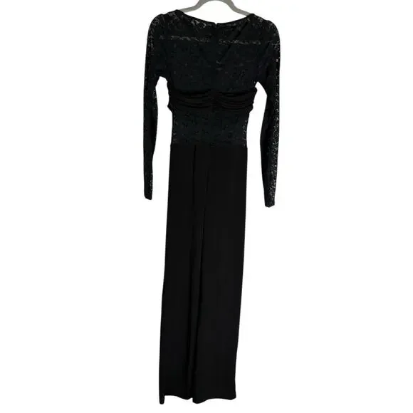 Lovers and Friends Kathryn Gown Lace Ruched Formal Evening Party Gala Elegant S - Picture 9 of 11